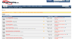 Desktop Screenshot of cboard.cprogramming.com