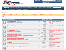 Tablet Screenshot of cboard.cprogramming.com
