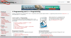 Desktop Screenshot of cprogramming.com