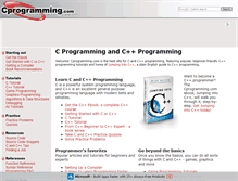 Tablet Screenshot of cprogramming.com